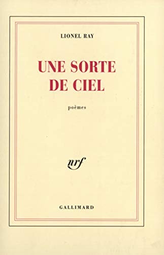UNE SORTE DE CIEL, de Lionel Ray | portada del libro