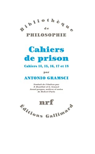 CAHIERS DE PRISON T4 CAHIERS 14 A 18, de Antonio Gramsci | portada del libro