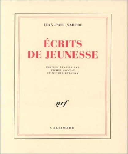 Ecrits de Jeuneusse, de Jean-Paul Sartre | portada del libro