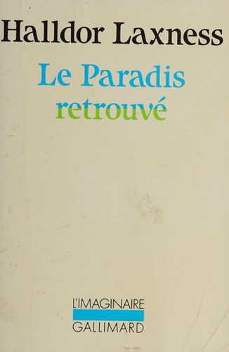 LE PARADIS RETROUVE, de Halldór Laxness | portada del libro