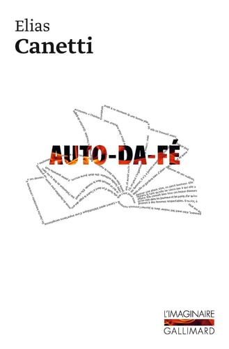 AUTO-DA-FE, de Elias Canetti | portada del libro