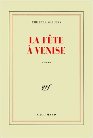 LA FETE A VENISE, de Sollers | portada del libro