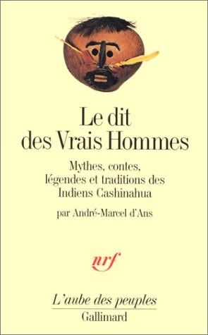 LE DIT DES VRAIS HOMMES, de André-Marcel d' Ans | portada del libro