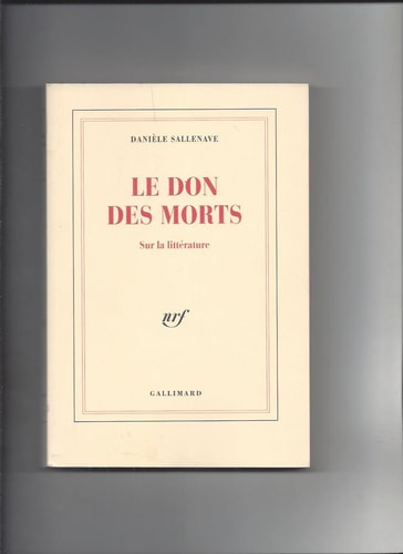 LE DON DES MORTS, de Danièle Sallenave | portada del libro