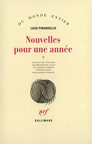 NOUVELLES POUR UNE ANNEE T5, de Luigi Pirandello | portada del libro