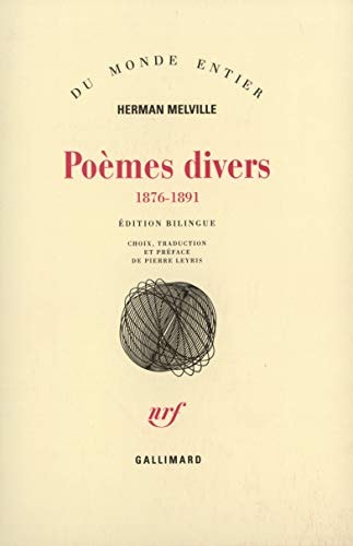 POEMES DIVERS, de Herman Melville | portada del libro