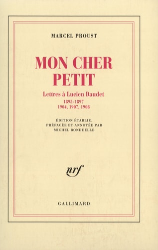 MON CHER PETIT, de Proust | portada del libro