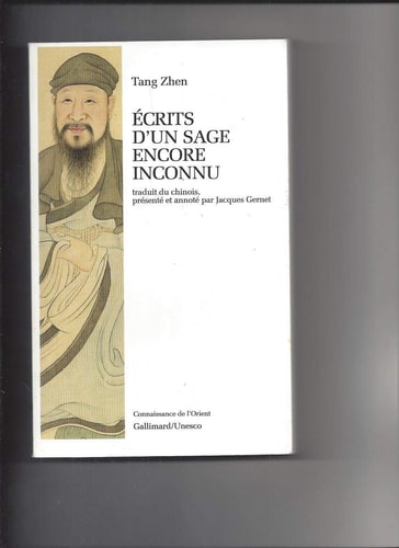 ECRITS D'UN SAGE ENCORE INCONNU, de Zhen Tang | portada del libro