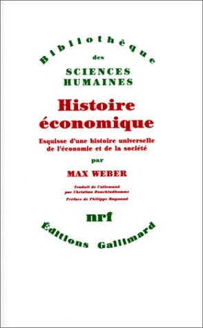 HISTOIRE ECONOMIQUE, de Max Weber | portada del libro