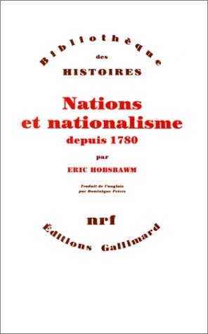 NATIONS ET NATIONALISME DEPUIS 1780, de Hobsbawm | portada del libro