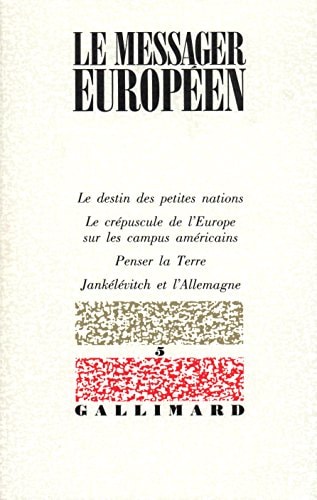MESSAGER EUROPEEN N5, de Collectifs | portada del libro