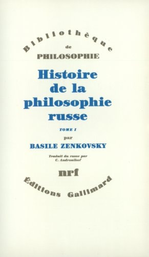 HISTOIRE DE LA PHILOSOPHIE RUSSE T2, de Zenkovsky | portada del libro
