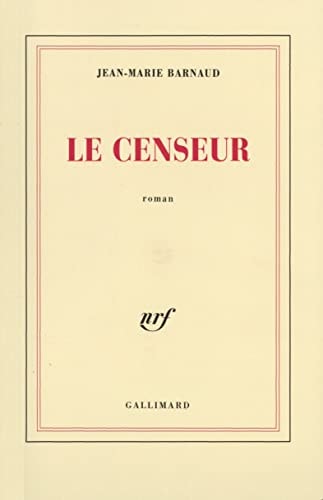LE CENSEUR, de Jean-Marie Barnaud | portada del libro