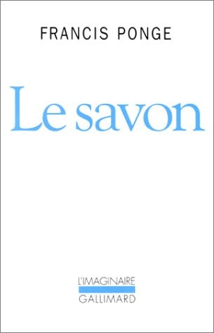 LE SAVON, de Francis Ponge | portada del libro