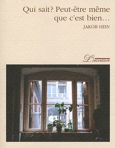 UI SAIT ? PEUT-ETRE MEME QUE C'ES (ECR), de Jakob Hein | portada del libro