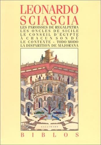 LES PAROISSES DE REGALPETRA / LES ONCLES DE SICILE / LE CONS, de Leonardo Sciascia | portada del libro