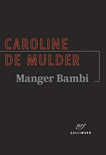 MANGER BAMBI, de Caroline De Mulder | portada del libro