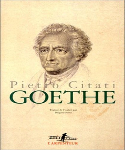 GOETHE, de Pietro Citati | portada del libro