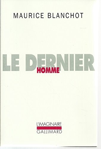 LE DERNIER HOMME, de Maurice Blanchot | portada del libro