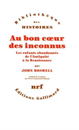 AU BON COEUR DES INCONNUS, de John Boswell | portada del libro
