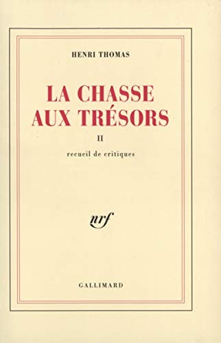 LA CHASSE AUX TRESORS T2, de Henri Thomas | portada del libro