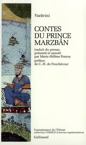 CONTES DU PRINCE MARZBAN, de Varâvini | portada del libro