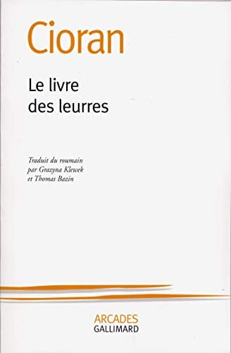 LE LIVRE DES LEURRES, de Cioran | portada del libro