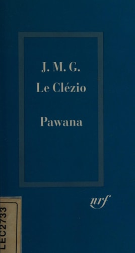 PAWANA, de Jean-Marie Gustave Le Clézio | portada del libro