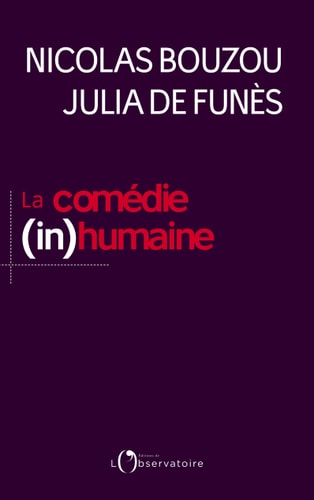 A COMEDIE IN(HUMAINE), de Nicolas Bouzou | portada del libro