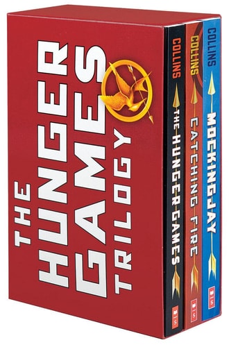 THE HUNGER GAMES TRILOGY, de Suzanne Collins | portada del libro