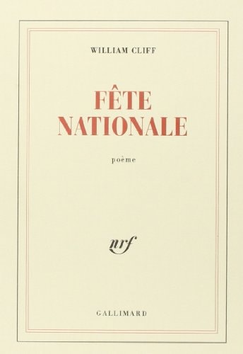 FETE NATIONALE, de William Cliff | portada del libro