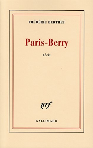 PARIS-BERRY, de Frédéric Berthet | portada del libro
