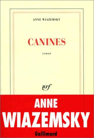 CANINES, de Anne Wiazemsky | portada del libro