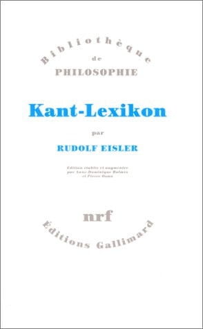 KANT-LEXIKON T1, de Rudolf Eisler | portada del libro
