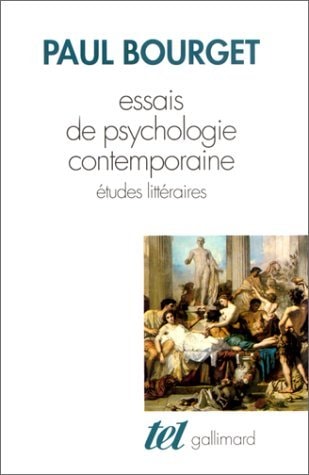 Essais de psychologie contemporaine, de Paul Bourget | portada del libro