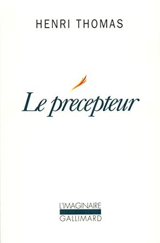 LE PRECEPTEUR, de Thomas | portada del libro