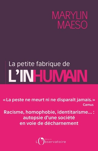 A PETITE FABRIQUE DE L'INHUMAIN, de Marylin Maeso | portada del libro