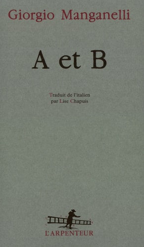 A ET B, de Giorgio Manganelli | portada del libro