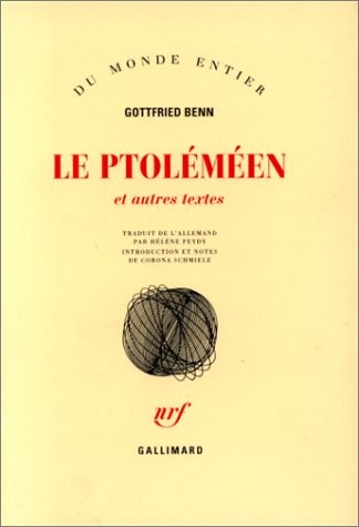 LE PTOLEMEEN ET AUTRES TEXTES, de Gottfried Benn | portada del libro