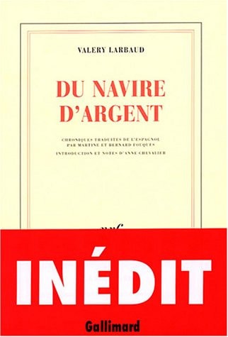 DU NAVIRE D'ARGENT, de Valéry Larbaud | portada del libro