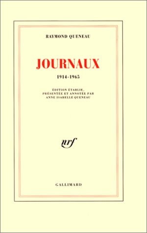 Journaux (1914-1965), de Raymond Queneau | portada del libro