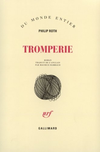 TROMPERIE, de Philip Roth | portada del libro