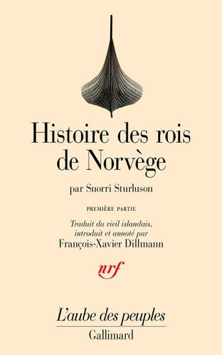 HISTOIRE DES ROIS DE NORVEGE T1 DES ORIGINES MYTHIQUES DE LA, de Snorri Sturluson | portada del libro