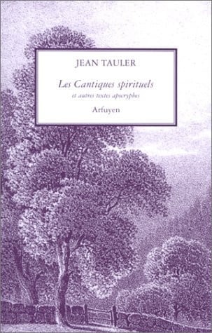 CANTIQUES SPIRITUELS LES, de TAULER J | portada del libro