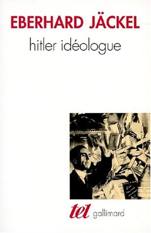 Hitler Ideologue., de Eberhard Jäckel | portada del libro