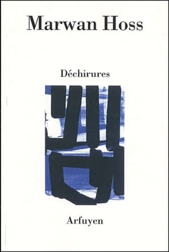 DECHIRURES, de HOSS MARWAN | portada del libro
