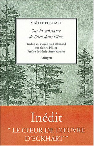SUR LA NAISSANCE DE DIEU DANS L'AME, de MAITRE ECKHART | portada del libro