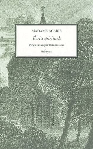 ECRITS SPIRITUELS, de ACARIE MADAME | portada del libro
