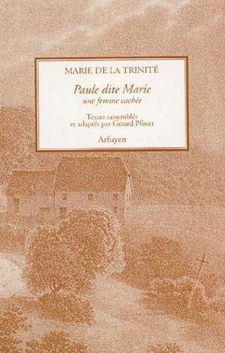 PAULE DITE MARIE, de MARIE DE LA TRI | portada del libro