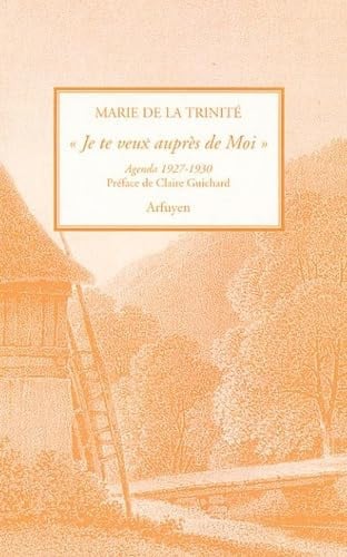 JE TE VEUX AUPRES DE MOI AGENDA, de MARIE DE LA TRI | portada del libro